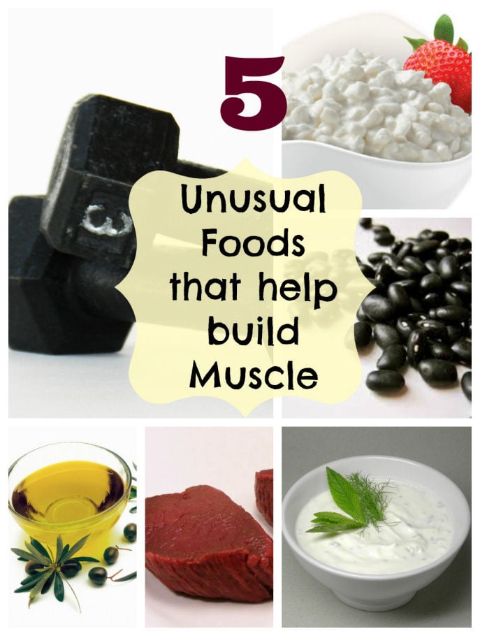 five foods that help build muscle