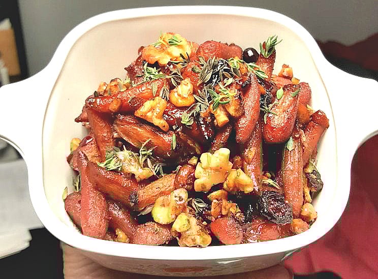 Pomegranate Glazed Carrots