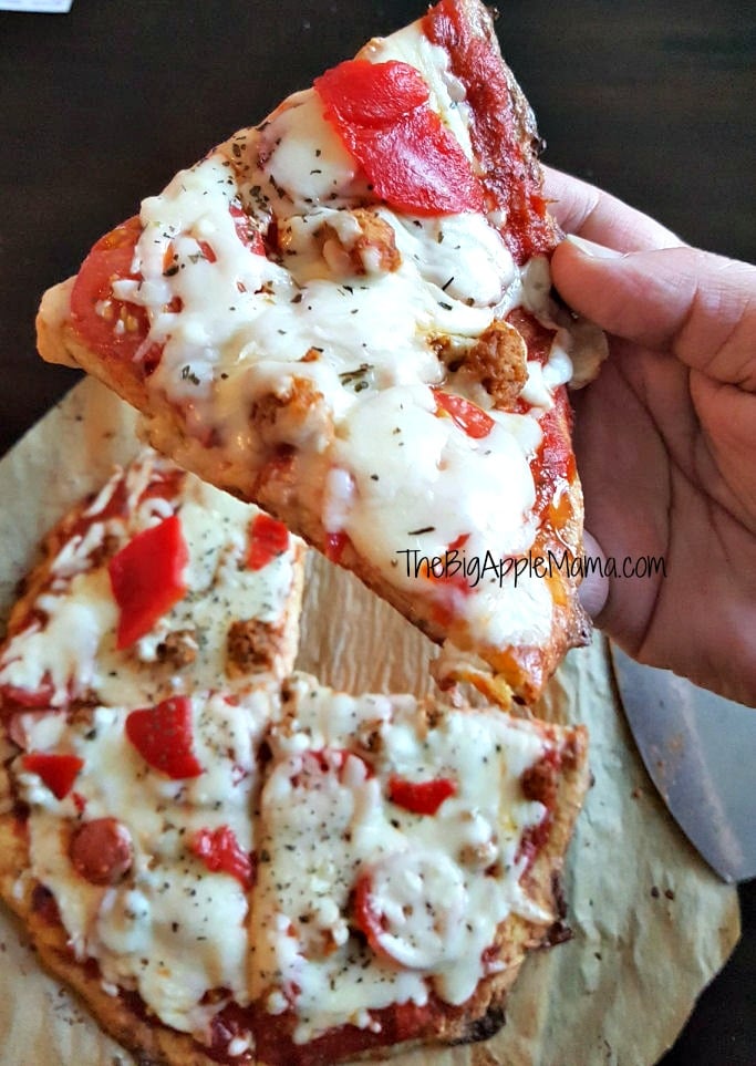 FatHead pizza. Low carb, wheat free, gluten free and the easiest recipe! It's delicious too!