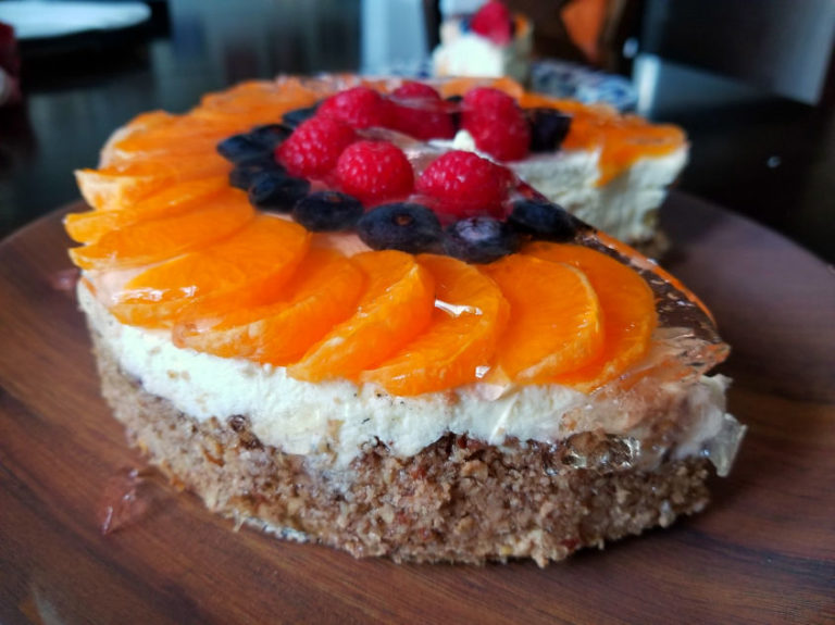 Clementine Cheesecake, low carb