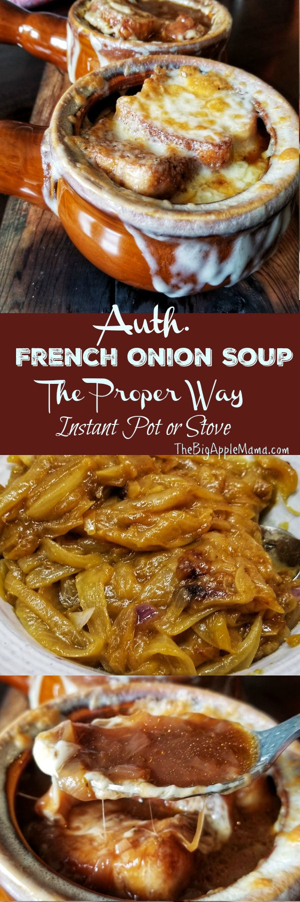 The Best French Onion Soup, Instant Pot or Stove top