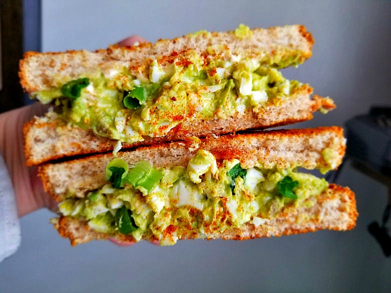 Avocado Egg Salad sandwich