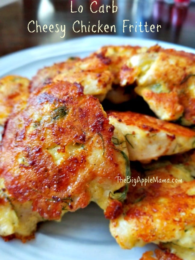 Low-Carb Cheesy Chicken Fritter