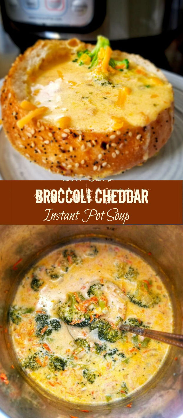Better than Panera Broccoli Cheddar Instant Pot Soup recipe