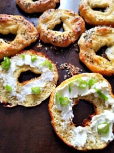 Best Keto Low Carb Bagels with everything seasoning