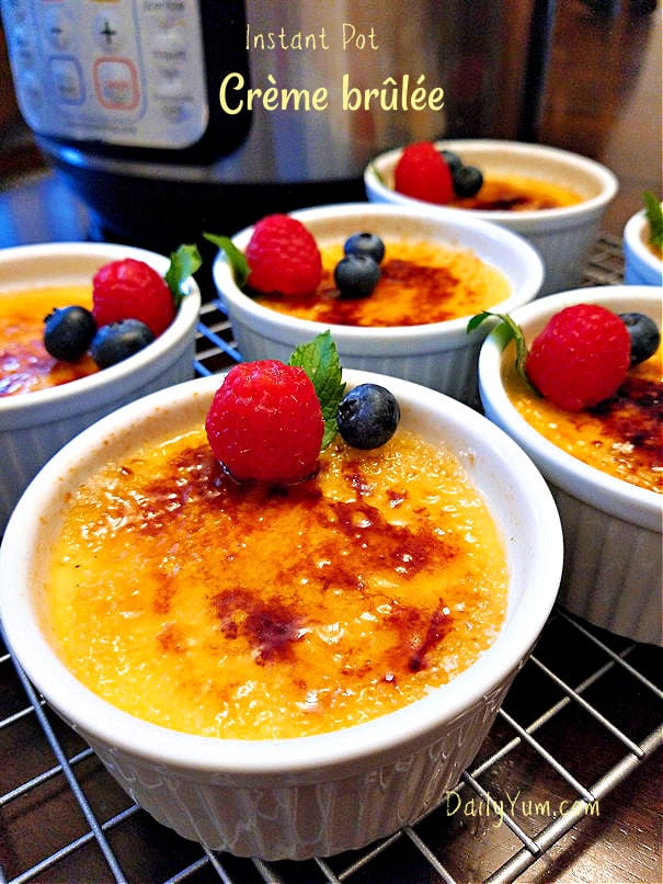 Instant Pot Creme Brulee recipe