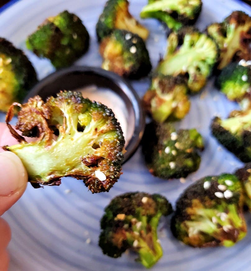 Perfectly crispy broccoli florets