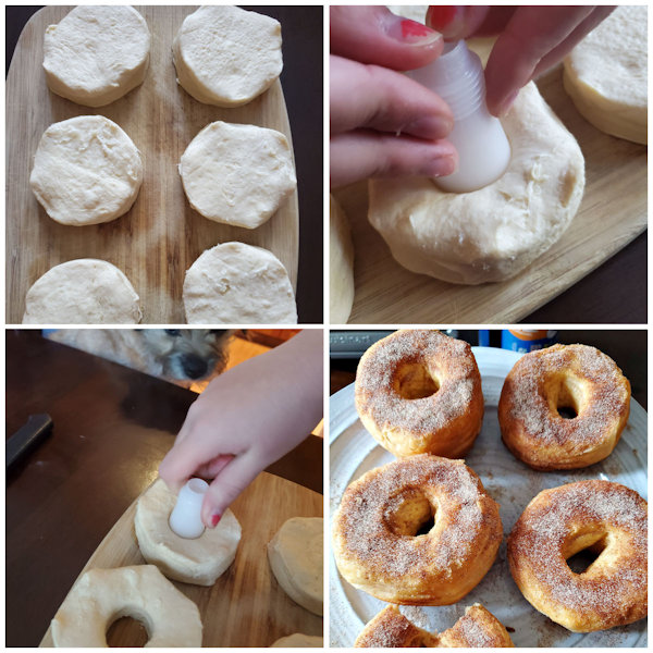 How to make air fryer donuts from Pillsbury biscuits