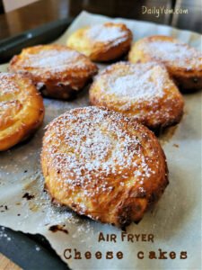Air Fryer Creamy Cheesecakes