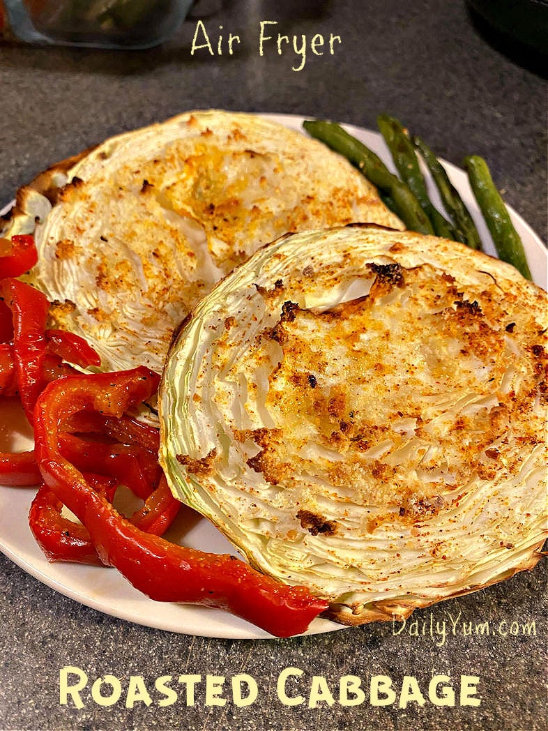 Air Fryer Roasted Cabbage