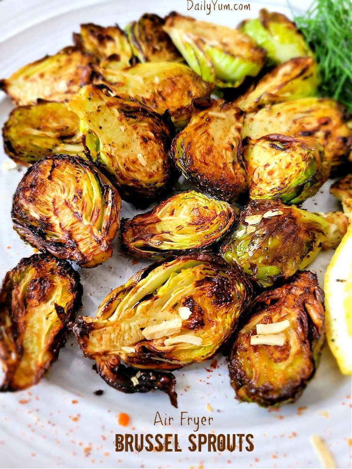 Crispy Air fryer Brussel Sprouts