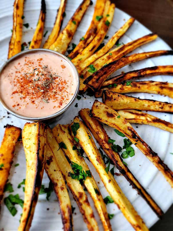 Air fryer parsnip fries