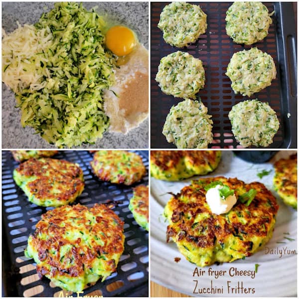 How to cook zucchini fritters in air fryer