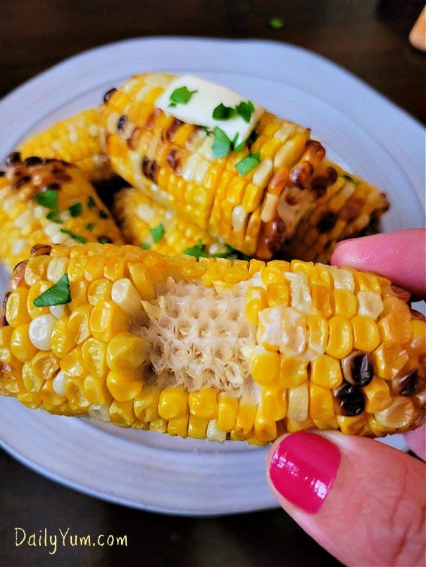 Crunchy air fryer corn