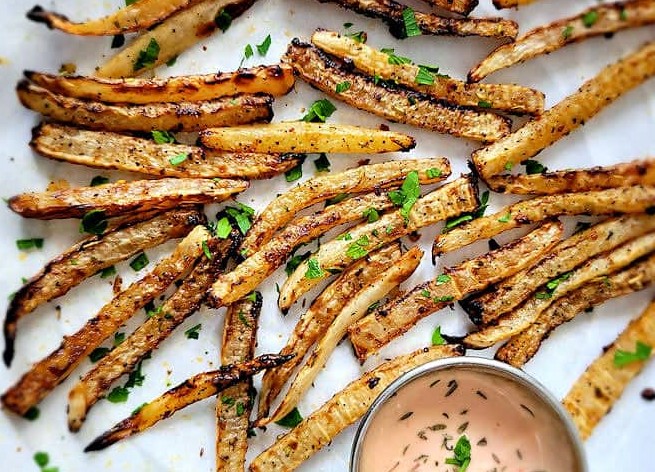 daikon roasted fries