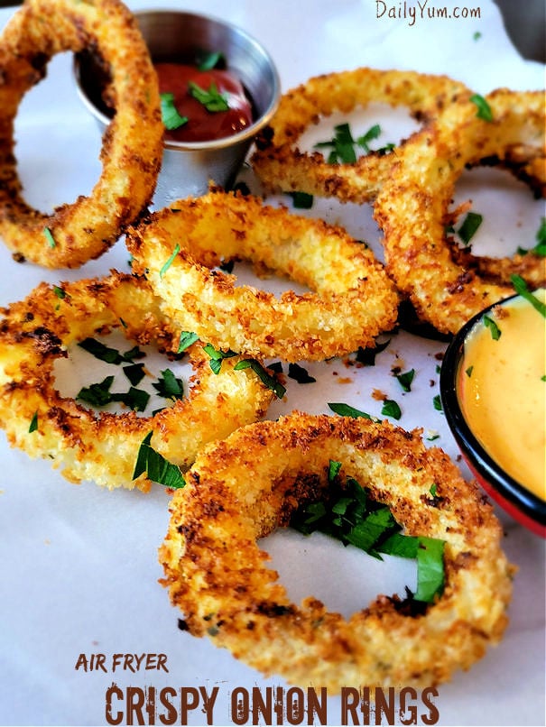Crispy onion rings recipe