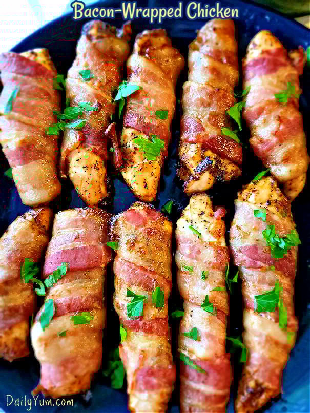Bacon Wrapped Chicken tenders