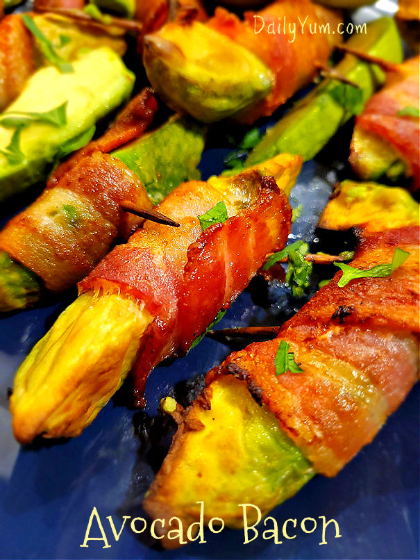 Crispy Bacon wrapped avocados recipe