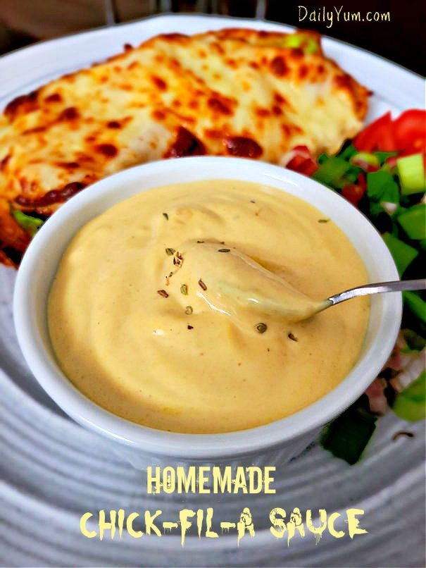 Homemade Chick fil-a sauce recipe