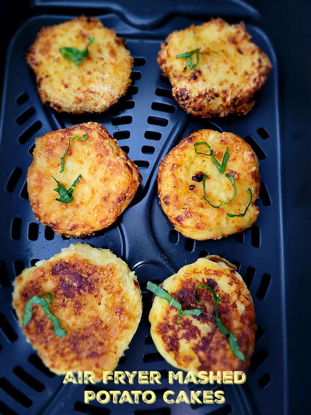 Ninja Grill XL air fryer potato cakes
