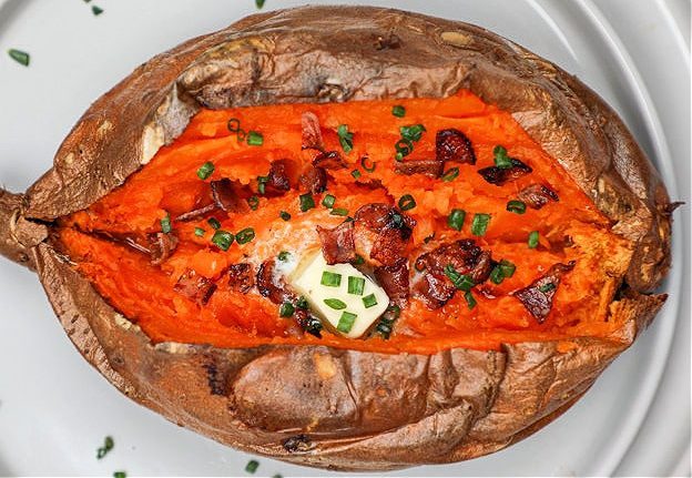 Air Fryer Baked sweet potato recipe