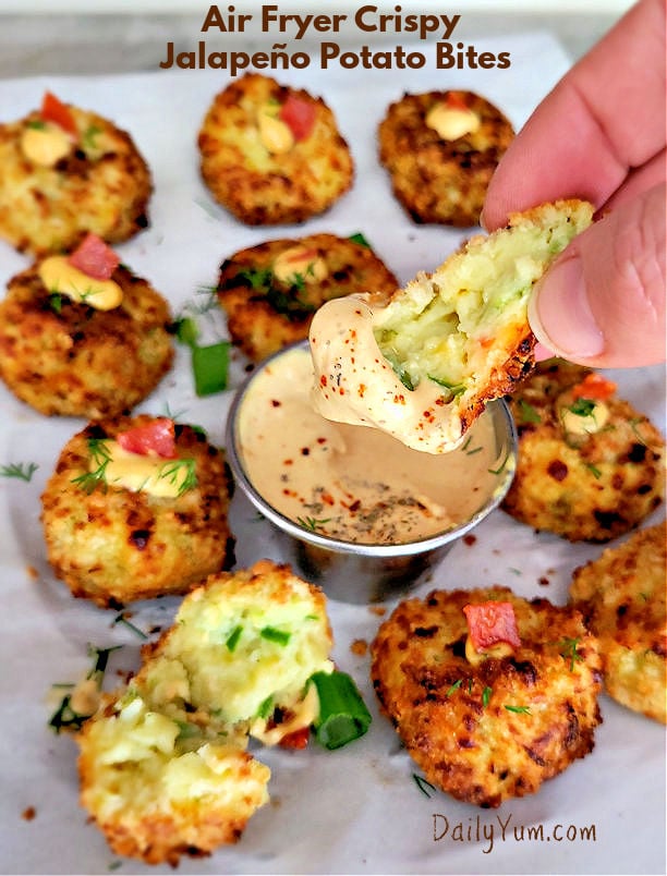 Air Fryer Jalapeno Potato bites recipe