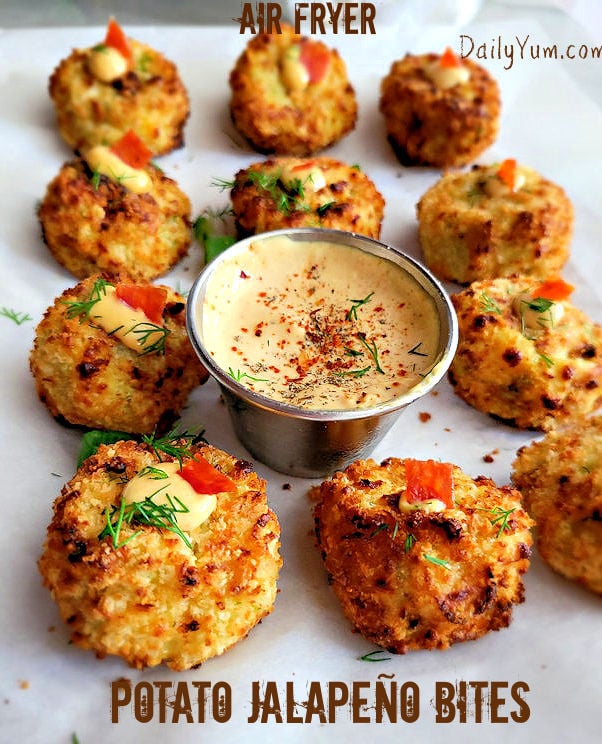 Air Fryer Potato Jalapeno Bites
