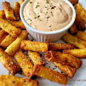 Air fryer crispy pasta chips recipe
