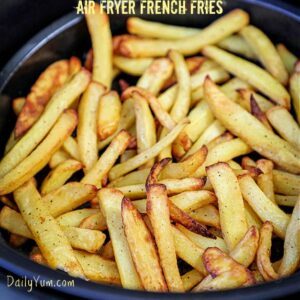 How to make crispy French fries in the air fryer