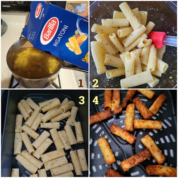 How to make crispy pasta chips in the air fryer