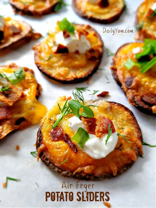 Air Fryer Potato sliders