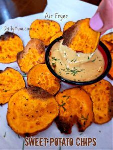 Air Fryer Sweet Potato Chips