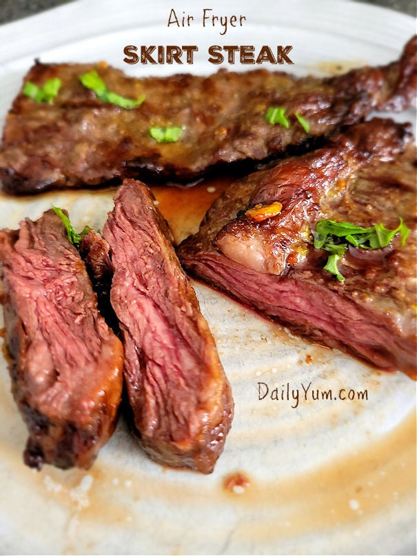 Air Fryer Skirt Steak recipe
