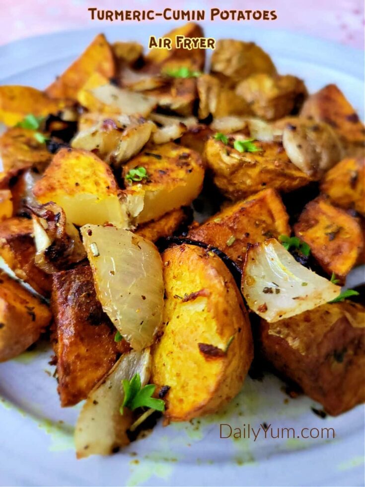 Turmeric Cumin Roasted Potatoes