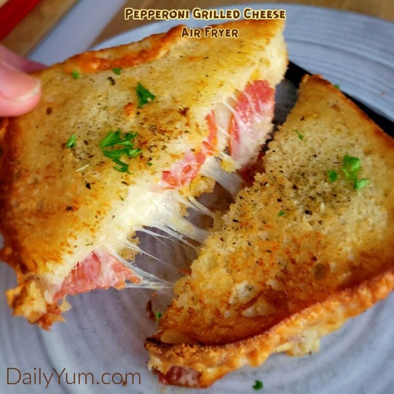 Best Air Fryer Pizza Grilled Cheese