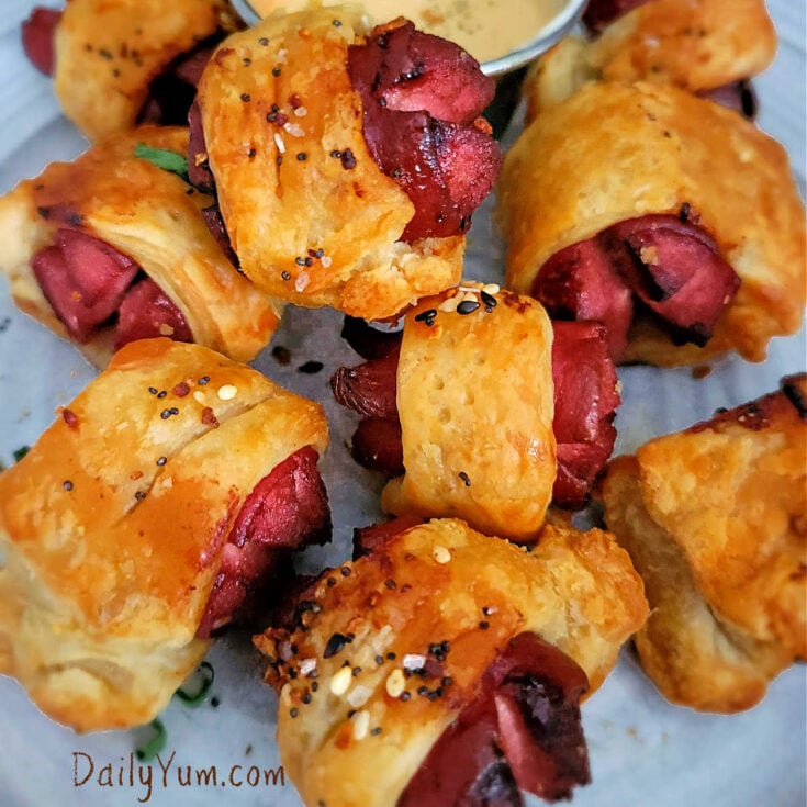 Homemade Air Fryer Pigs in a Blanket