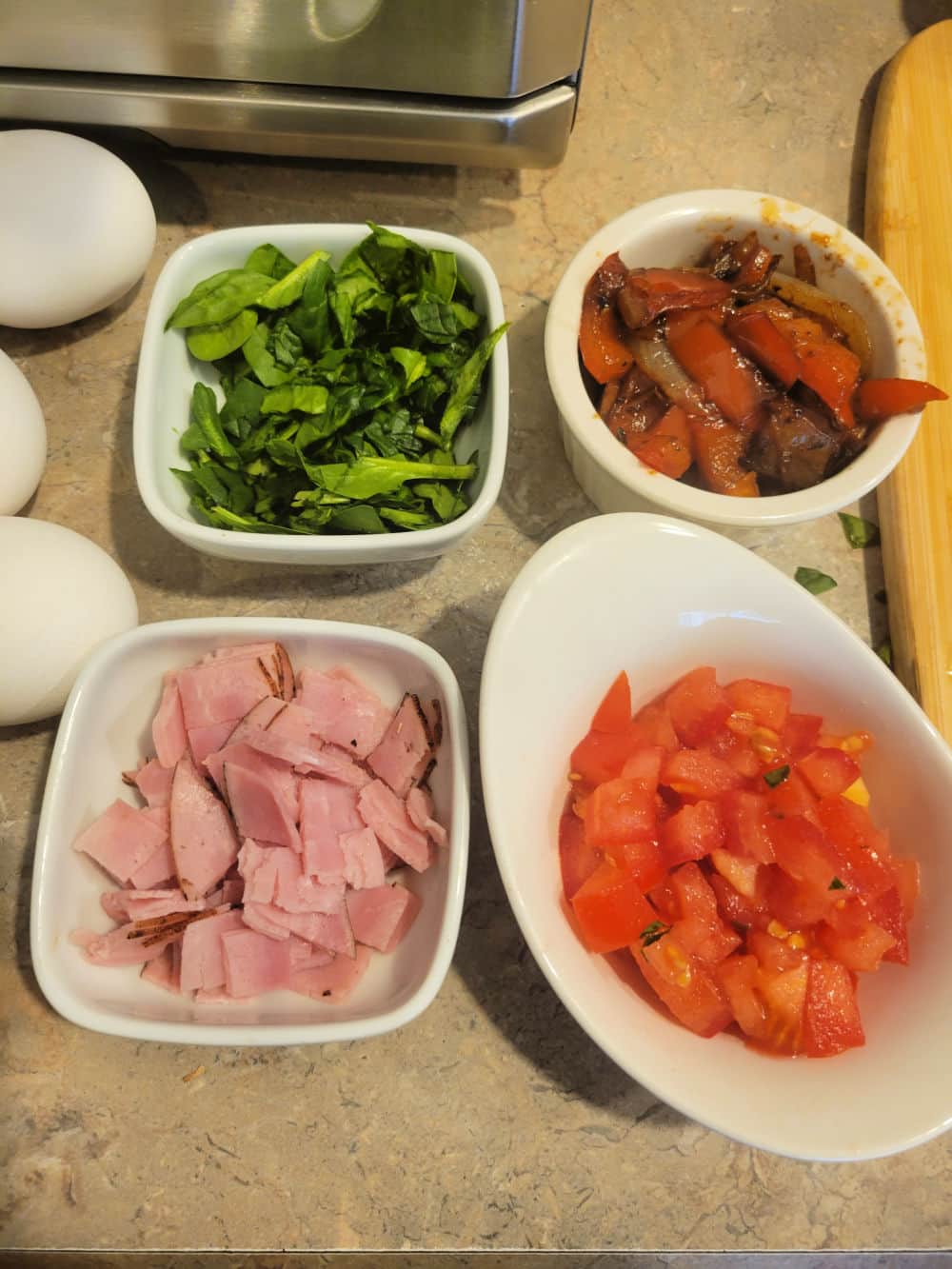 ingredients for frittata
