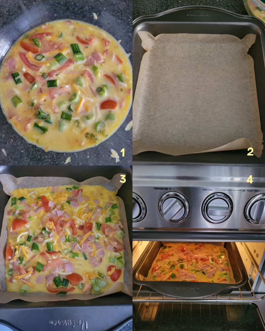 supplies needed to make an amelette in the air fryer