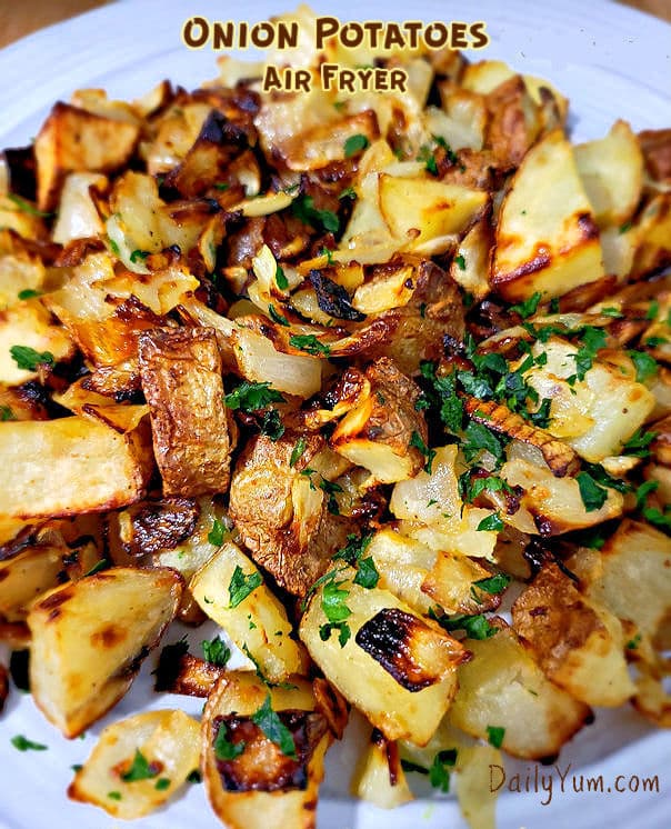 crispy potatoes and onions made with lipton soup seasoning