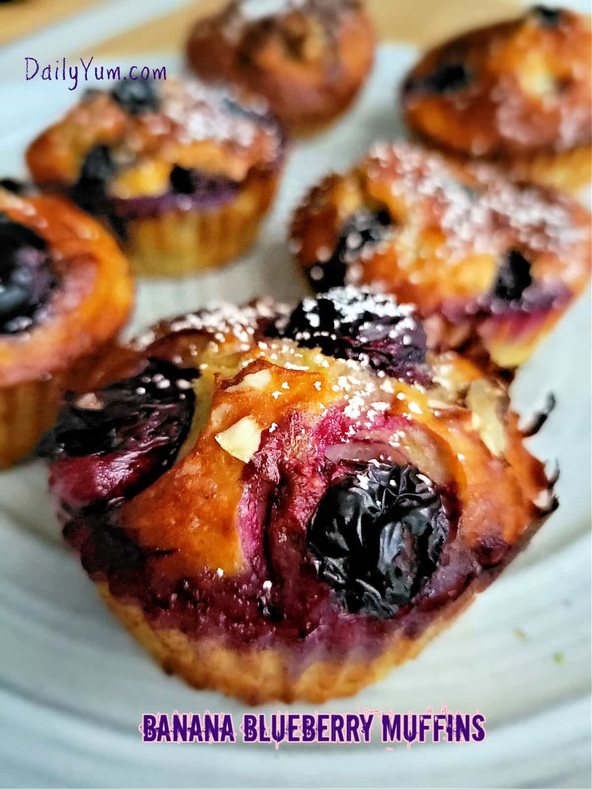 muffins with blueberries