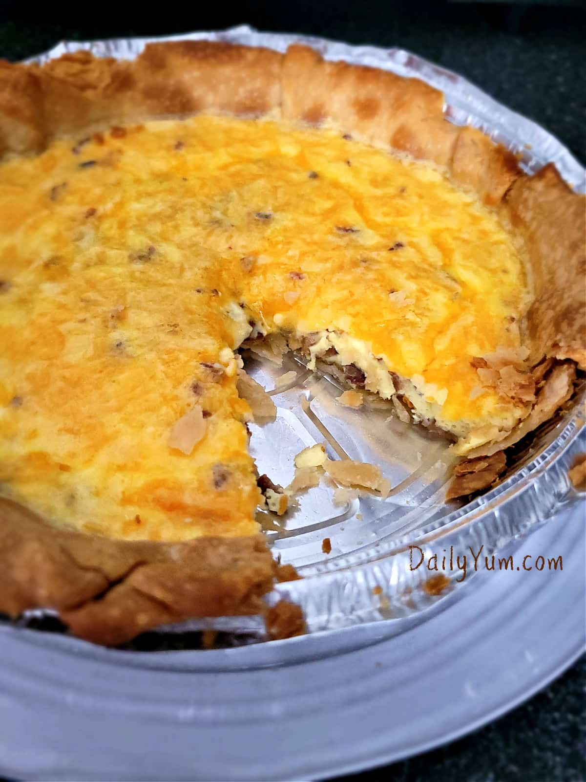 quiche in a crust