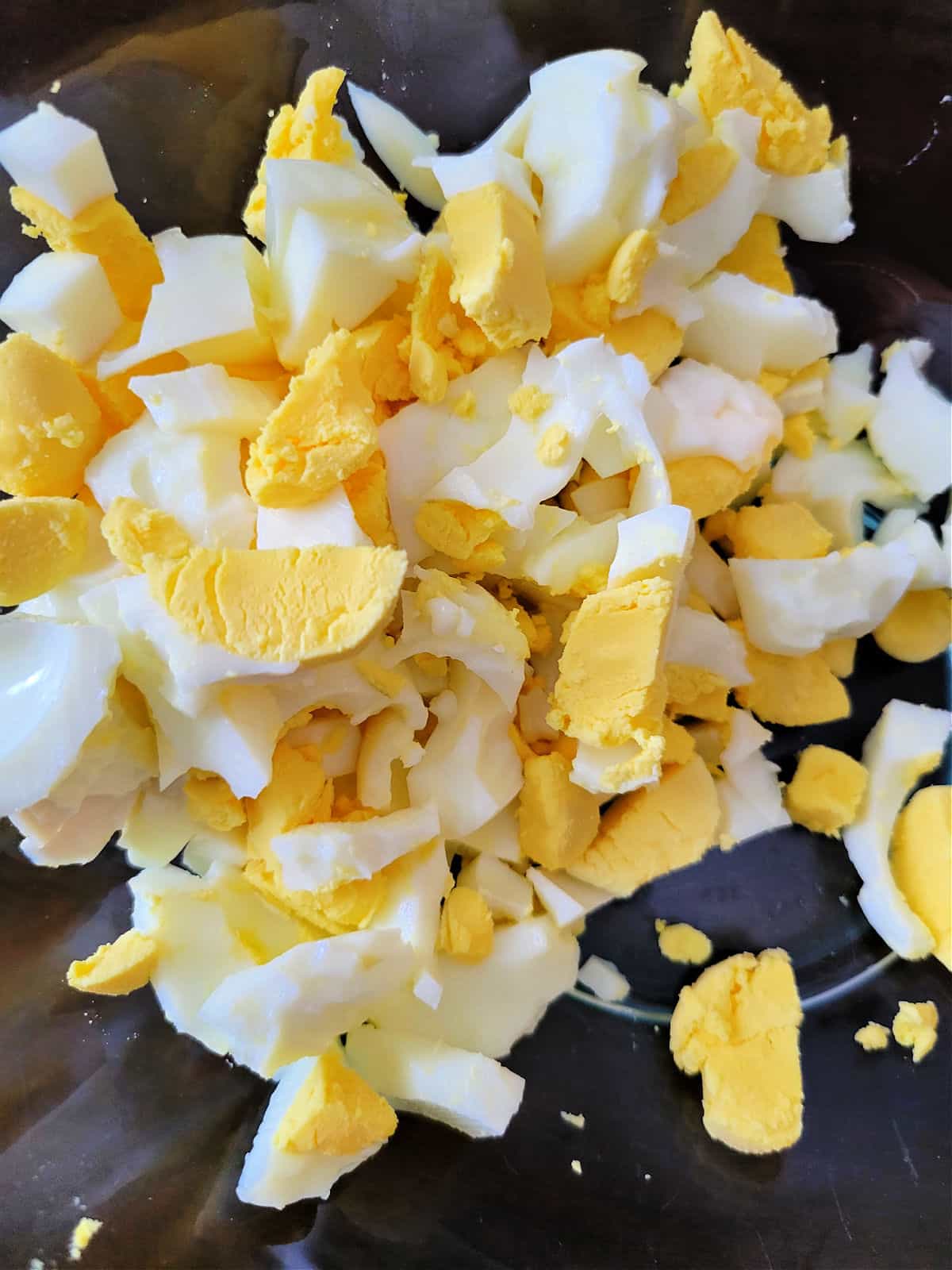 chopped hard-boiled eggs
