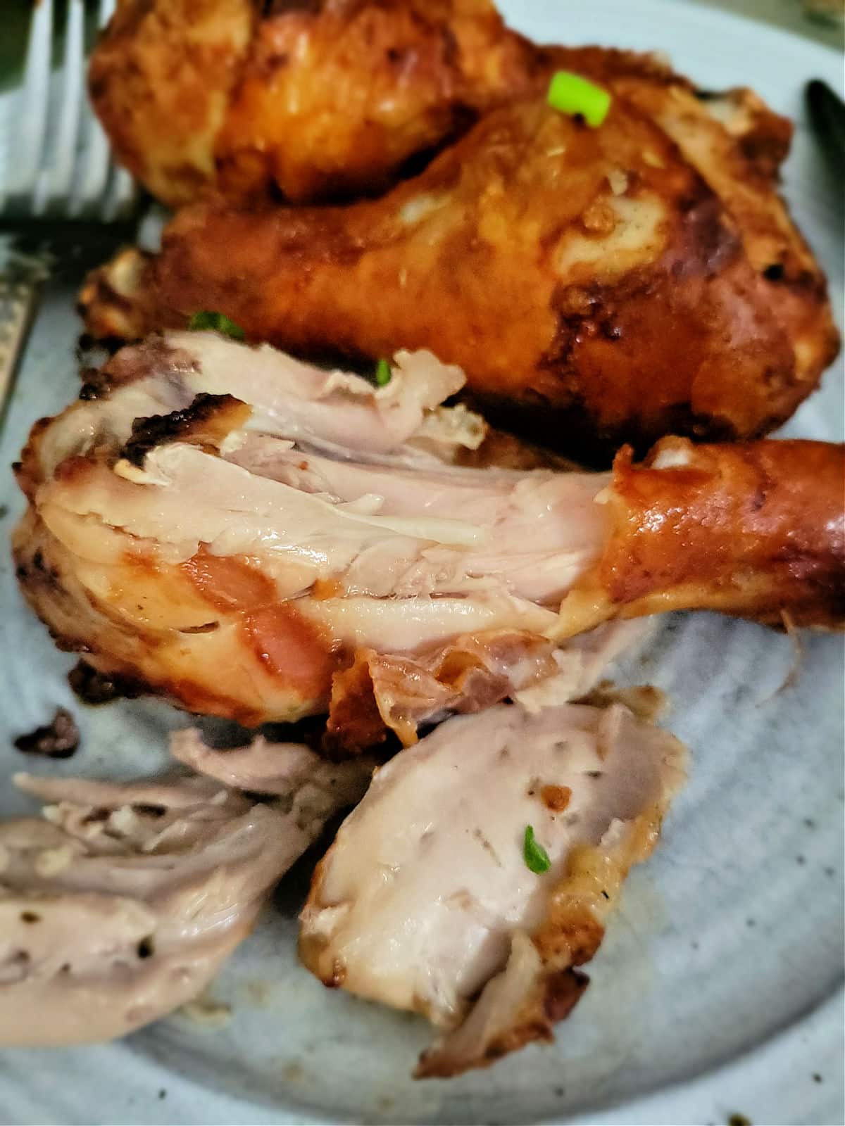 chicken legs tender juicy meat inside