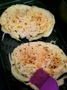 seasoned raw cabbage