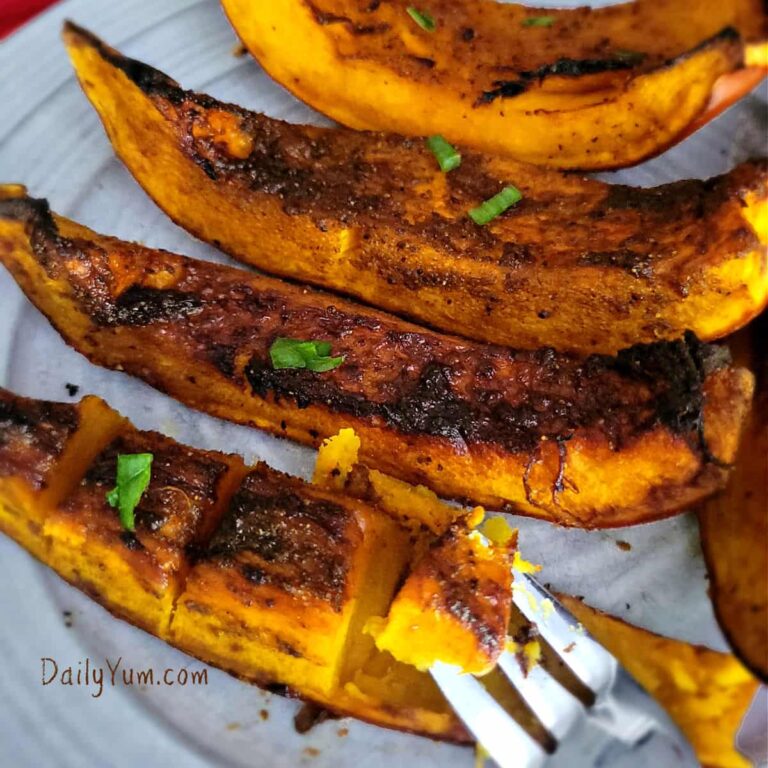 roasted charred pumpkin