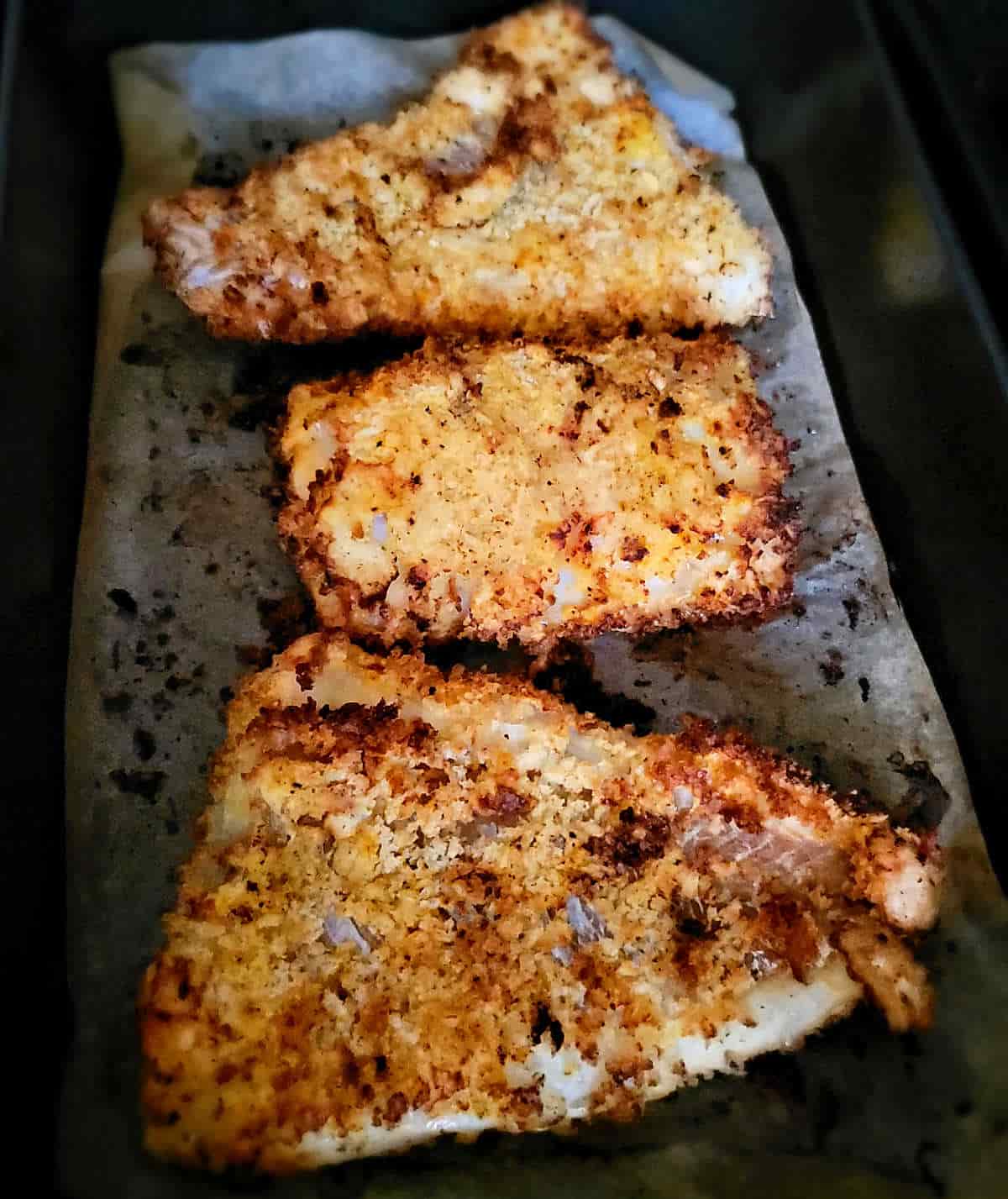 crispy fried fish in air fryer