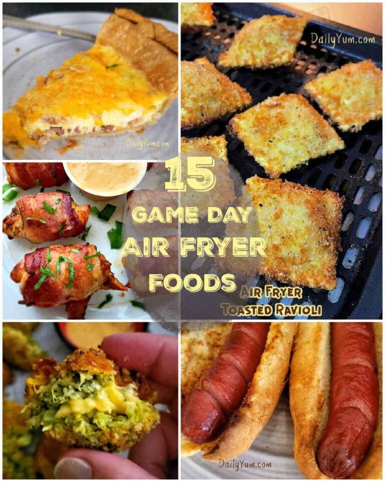a roundup of air fryer recipes for super bowl