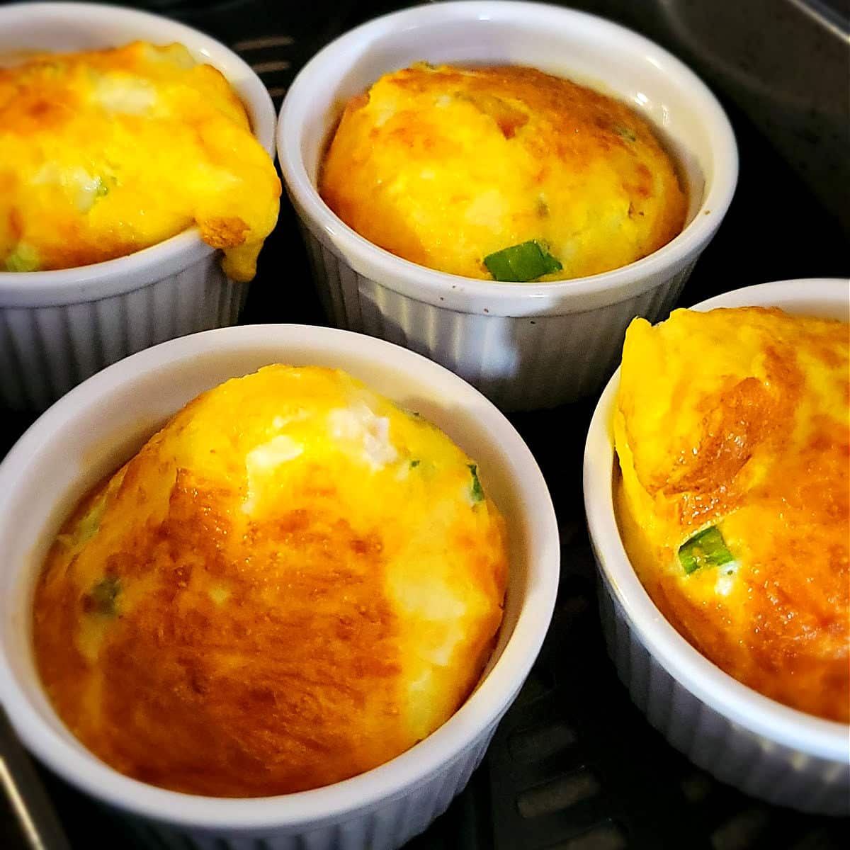 egg bites in ceramic ramekins