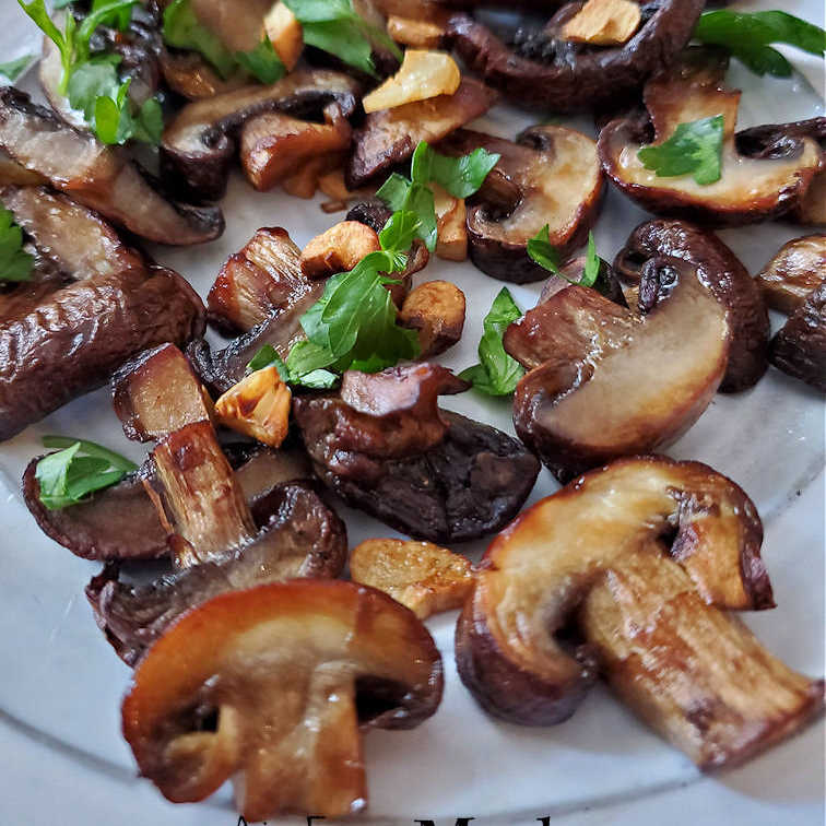Superb Crispy and Tender Air Fryer Mushrooms