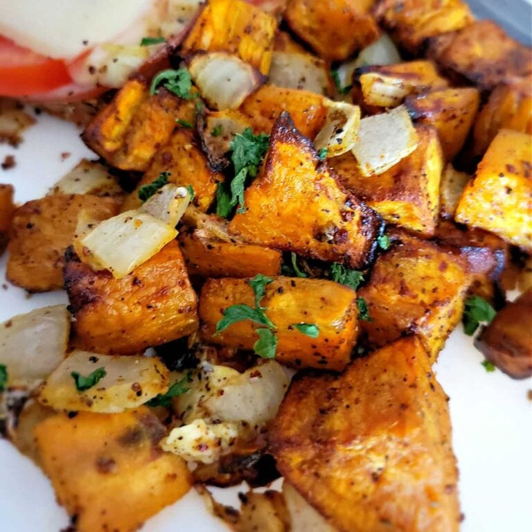 Air Fryer Roasted Sweet Potatoes